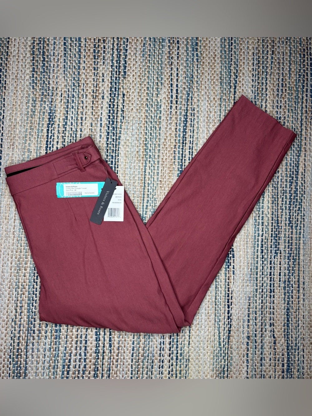 Women’s Violets & Roses Tinsley Slim Straight Trouser